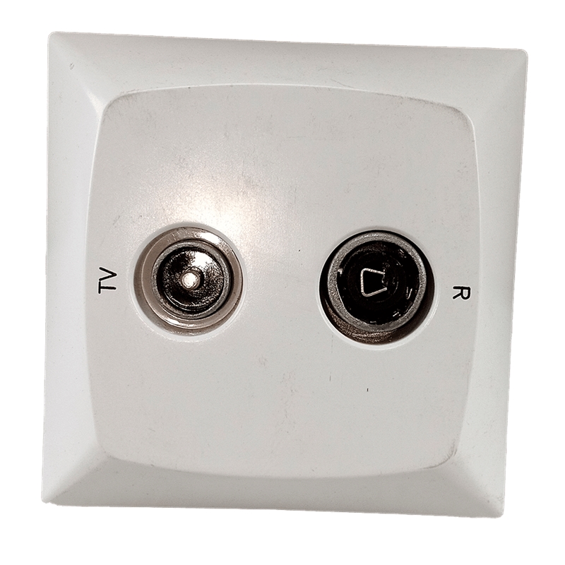 Tomada R - Tv Equalizada Terminal/estrela Ref. 47531  EFAPEL - 5603011053055