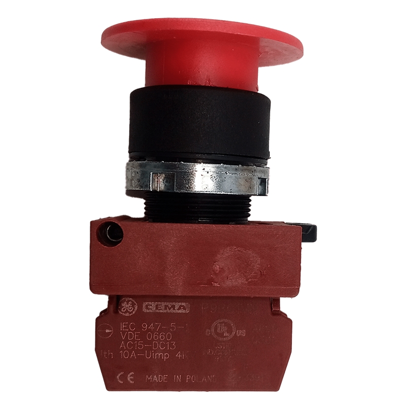 Botão P9xem 40mm Vermelho Ref. 152111 General Electric - 8017018521115