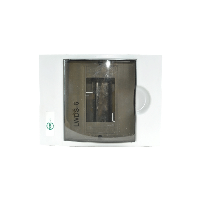 Quadro Plástico 6 Módulos Exterior Branco Com Porta Opac SBX - 9696969881515