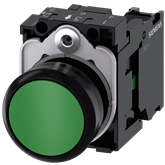 Botão De Pressão Vermelho 22mm Vd 1na 3su1100-0ab40- SIEMENS - 9696969880578