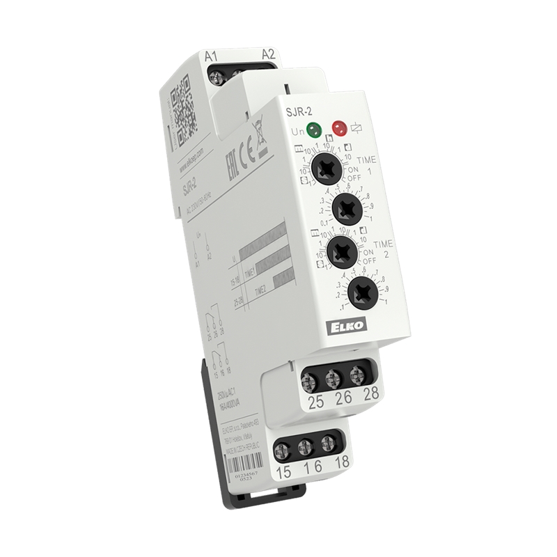Temporizador On Delay 2inv 12-240vac/dc Sjr-2/uni ELKO - 9696969881398