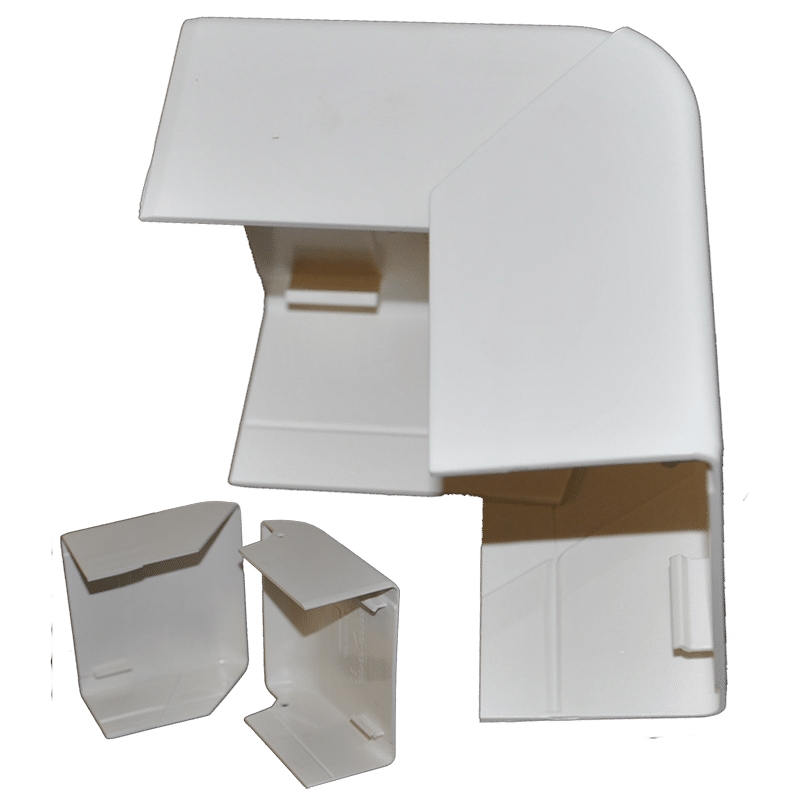 Ângulo Exterior Para Calha 100x50mm Aps-101 A PLUS ELEKTRIK - 9696969875541