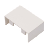 Topo Para Calha Branca 60x40mm  Bc1060040 A PLUS ELEKTRIK - 9696969880114