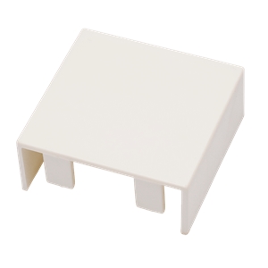 Topo Para Calha Branca 60x60mm  Bc1060060 A PLUS ELEKTRIK - 9696969880115