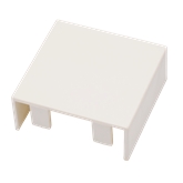 Topo Para Calha Branca 60x60mm  Bc1060060 A PLUS ELEKTRIK - 9696969880115