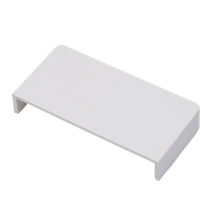 Topo Para Calha Branca 80x40mm  Bc1080040 A PLUS ELEKTRIK - 9696969880053