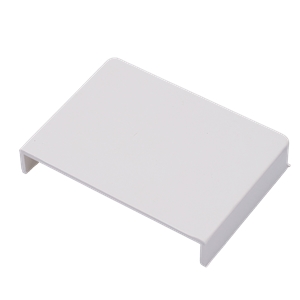 Topo Para Calha Branca 80x60mm  Bc1080060 A PLUS ELEKTRIK - 9696969880054