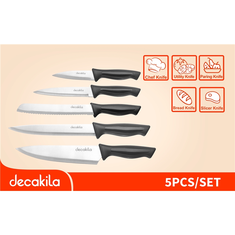 Conjunto de Facas 5 peças Decakila - KMTT110B Conjunto de Facas 5 peças Decakila - KMTT110B