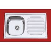 Lava Louça Encastrar 80x50 Scout 1P1E Inox AFJ