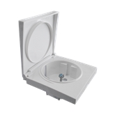 Centro De Tomada Schuko Com Tampa E Obturador Ip44 Re EFAPEL - 9696969883773