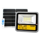 Projetor Led Solar 100w 6500k Com Fotocélula E Cont VIKSTARS - 9696969883976