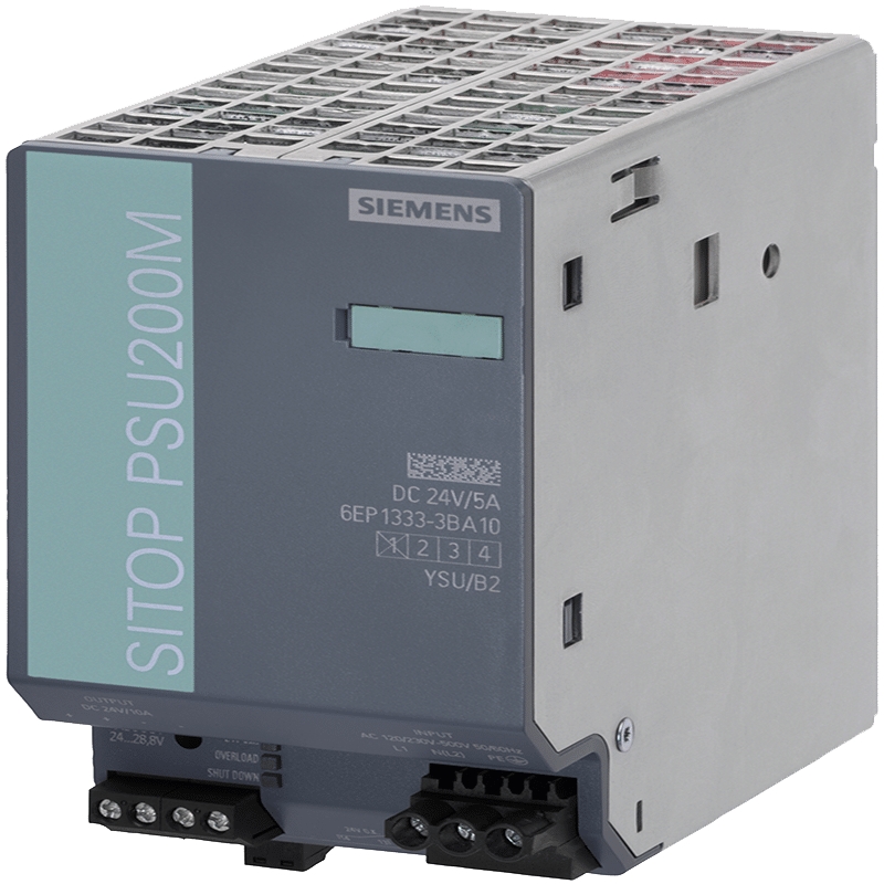 Fonte De Alimentação 24vdc 5a Psu200 6ep1333-3ba10 SIEMENS - 9696969878782