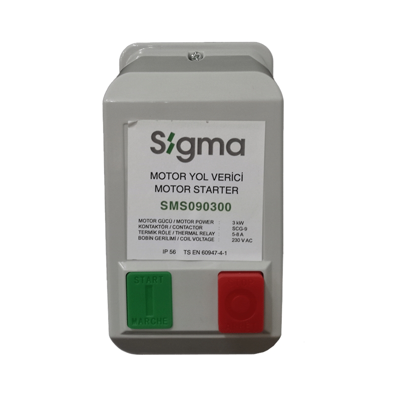 Disjuntor Motor Com Caixa 3kw 5-8a  Sms090300 SIGMA - 9696969879716