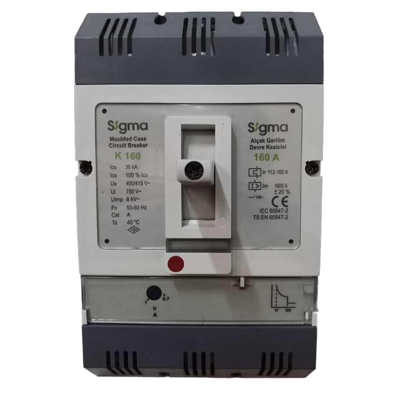 Disjuntor Motor  3p 160a Reg 112-160a 36ka Mk160160 SIGMA - 9696969879880