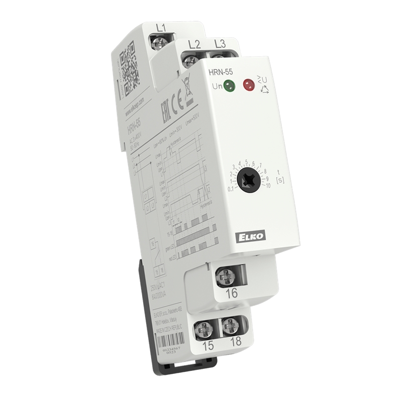 Relé Monitor De Fases 3p Hrn-55 ELKO - 9696969880824