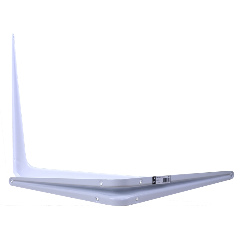 Cantoneira Reforçada Branca 300x210mm Flux - FCRB300210