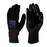 Luva Nitrilica Preta 10 Flux - FLNP10XL