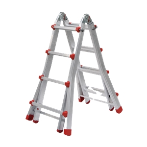 Escada Aluminio Multi Flexivel 3,45mt 4x6 Degraus Flux - FEAMF34546