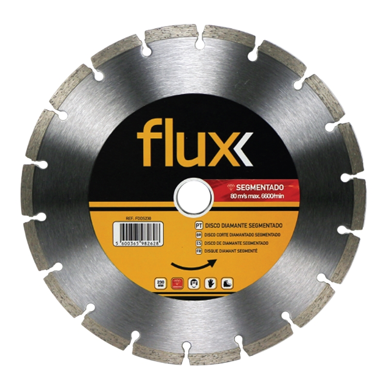 Disco Diamante Segmentado 230mm Flux - FDDS230