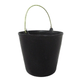 Balde Reforçado Preto 15lt Flux - FBPT15
