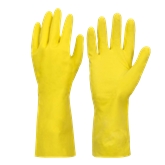 Luva Latex Ménage Amarela Flux - FLLMA8M