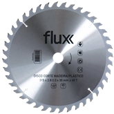 Disco Corte Madeira/Plástico 40D 210mm Flux - FDCMP21040