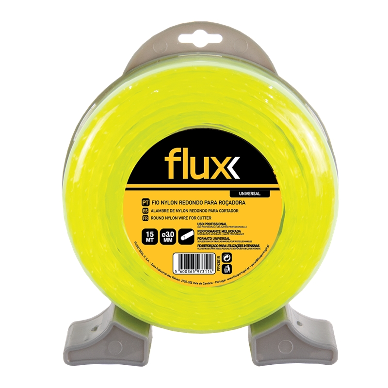 Fio Nylon Redondo 2,0mm 15mt Flux - FFN2015