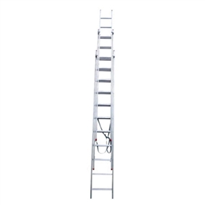 Escada Aluminio Tripla Degrau Quadrado 4,00mt Flux - FEAT400DQ