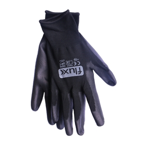 Luva Poliuretano Preta 9 Flux - FLPP9L