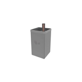 Vaso Autoirr 800ml Cinza 78130065-tramontina TRAMONTINA - 20220500175