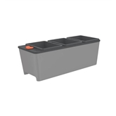 Vaso Autoirr Triplo 10l Cinza 78134065-tramontina TRAMONTINA - 20220500164
