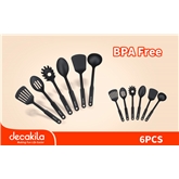 Conjunto de Utensílios de Cozinha 6 peças Decakila - KMTT045B