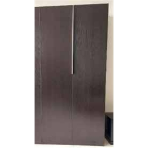 Roupeiro 2p Melamina Wengue 900x2170x530 Sem marca - 20220900060