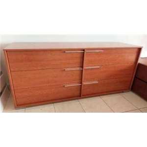 Comoda 6g Melamina Cerejeira 1200x450x720 Sem marca - 20220900067