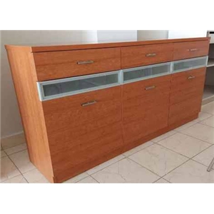 Aparador 3g3p Melamina Cerejeira 1530x400x840 Sem marca - 20220900069