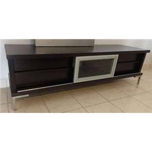 Movel Tv 3p Melamina Wengue 1580x480x520 Sem marca - 20220900072
