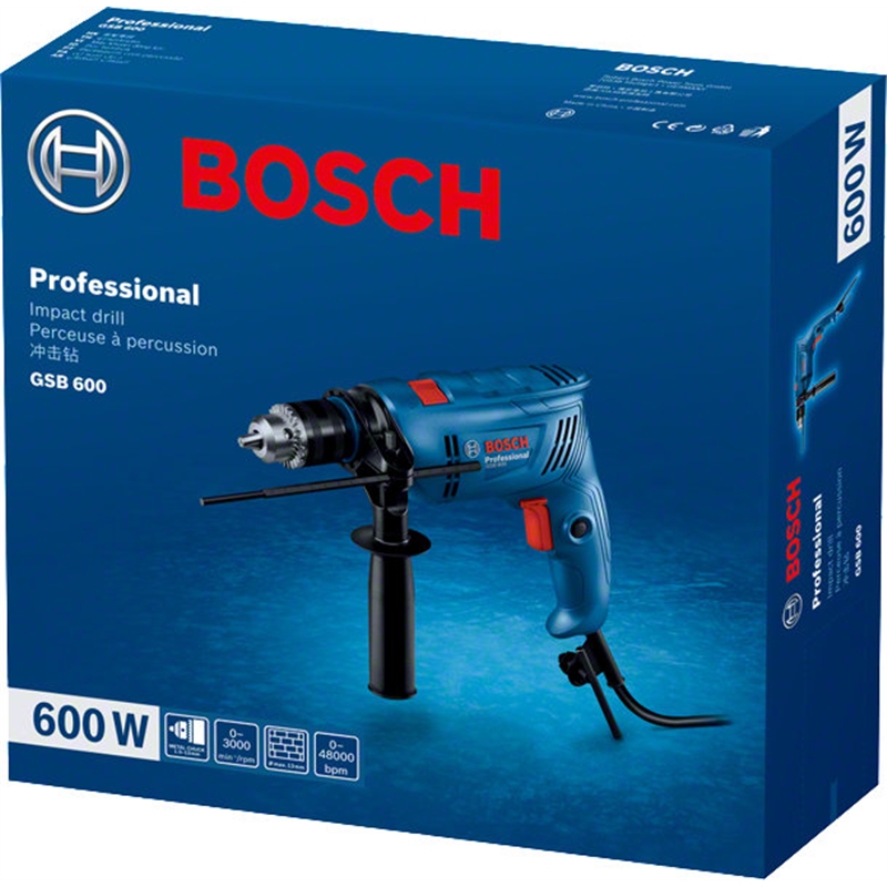 Berbequim C/percussao 600w Gsb 600 - Bosch BOSCH - 20250400023