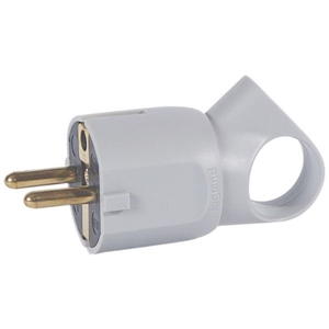 Ficha Macho 2p+t C/anel  Cinz 050324 - Legrand LEGRAND - 20210800014