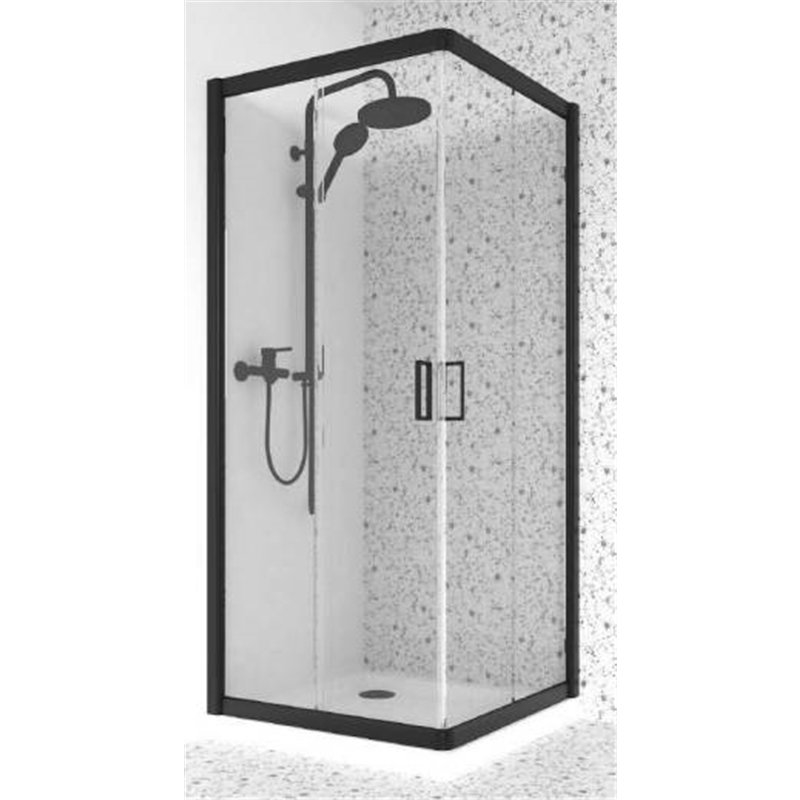 Resguardo B Duche V/6 120x185 2p(1f/1m) Preto-afj AFJ - 20230200080