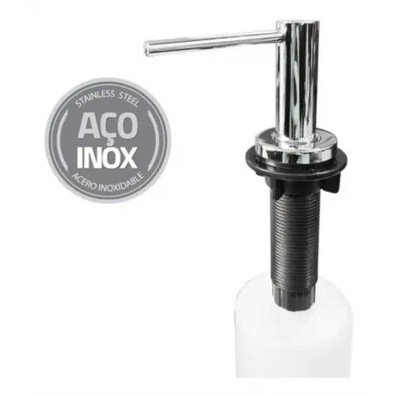 Doseador Bancada Sab.liquido Inox  - Vivacor VIVACOR - 20230800051