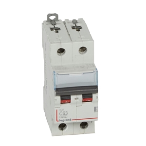 Disjuntor 2p C63 10ka Dx3 407806 - Legrand LEGRAND - 20211000171