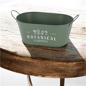 Floreira Metal  Oval 26x15x12cm - Progarden PROGARDEN - 20240300015