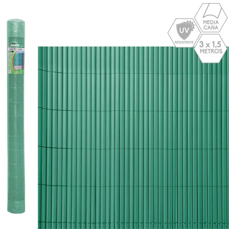 Vedacao M/cana Pvc Verde 3x1,5m 82207-ldk Garden LDK GARDEN - 20231100144