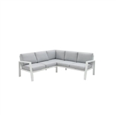 Sofa 4lug Alum Thais Bco 195x73,6 84891-ldk Garde LDK GARDEN - 20210400147