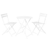 Cj Mesa Red 60+2 Cad Metal Branco Sira 732103-ldk LDK GARDEN - 20240100046