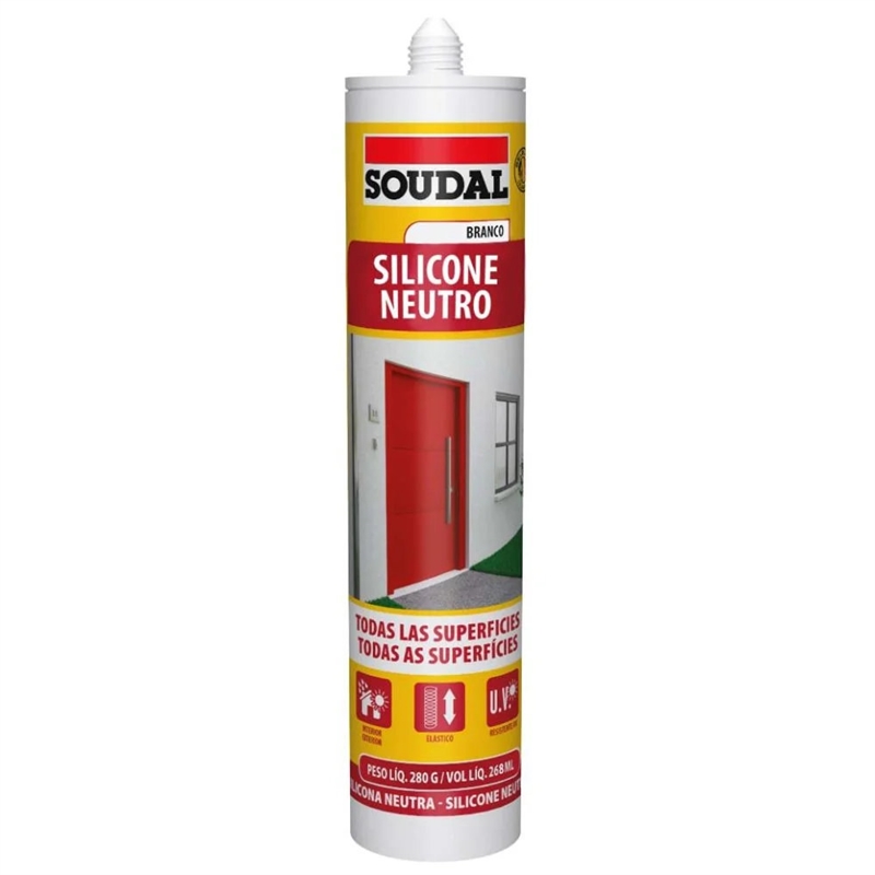 Silicone Neutro Branco 290ml Cossnb290 - Soudal SOUDAL - 20210200211
