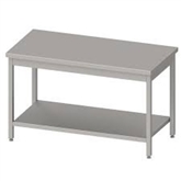 Bancada Inox 1500x700x850 C/ Prateleira Sem marca - 20211100214