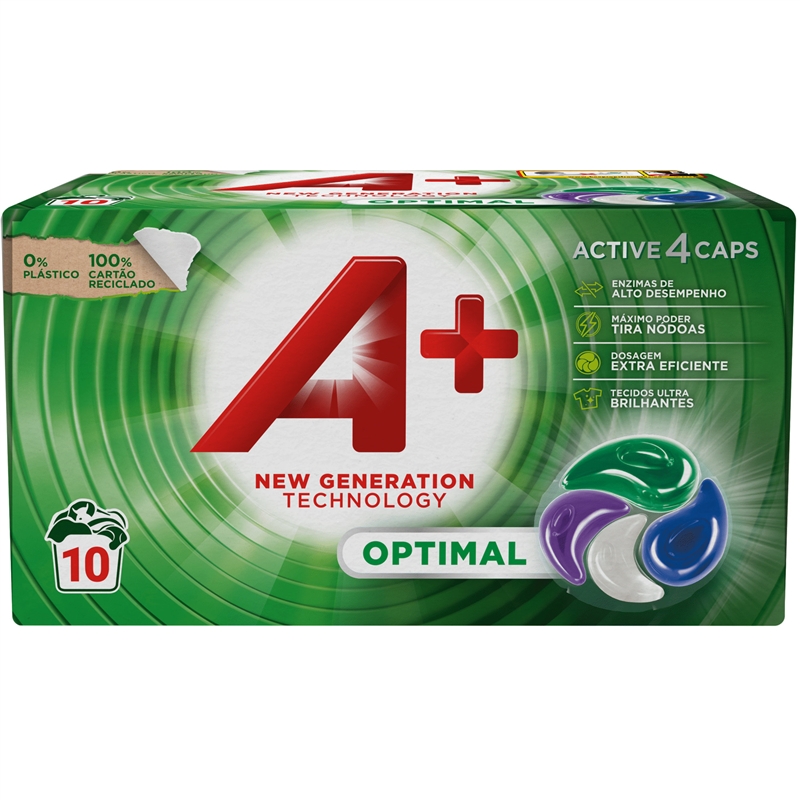 Detergente Roupa Capsulas Maq Optimal 10d - A+ A+ - 20250300038
