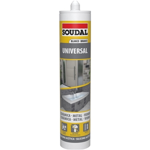Silicone Branco Universal 280ml Cossab280- Soudal SOUDAL - 20151000033