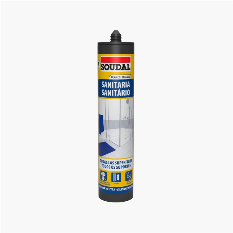 Silicone Sanitario Branco 290ml Cosssb290 - Soudal SOUDAL - 20210200213